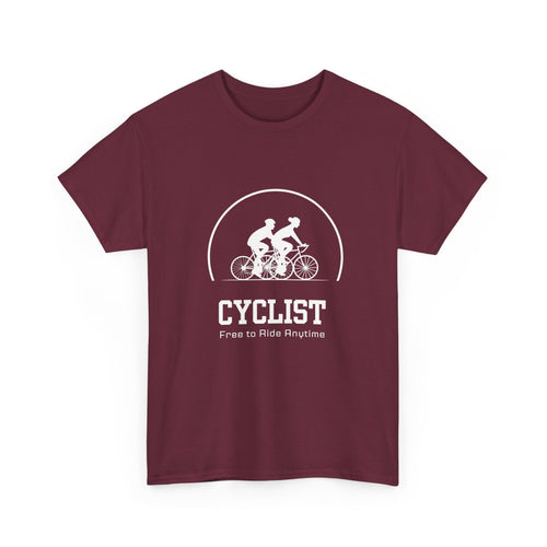 Cyclist - Free to Ride Anytime Unisex T-Shirt