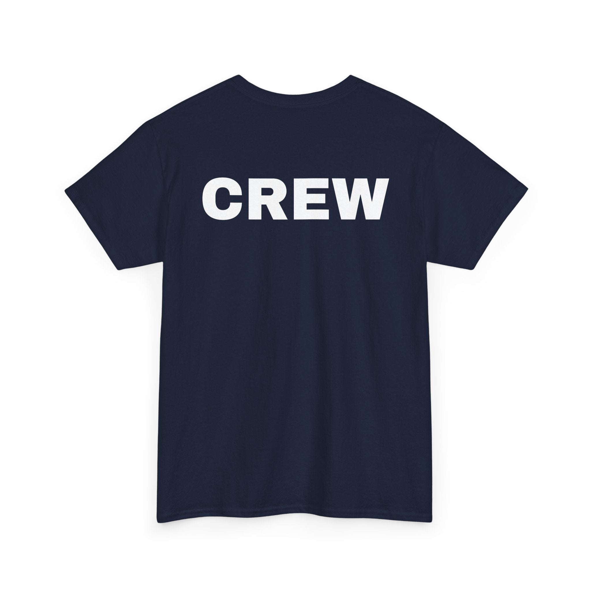 Crew T-Shirt | Professional Event & Staff Back-Print Tee 👥