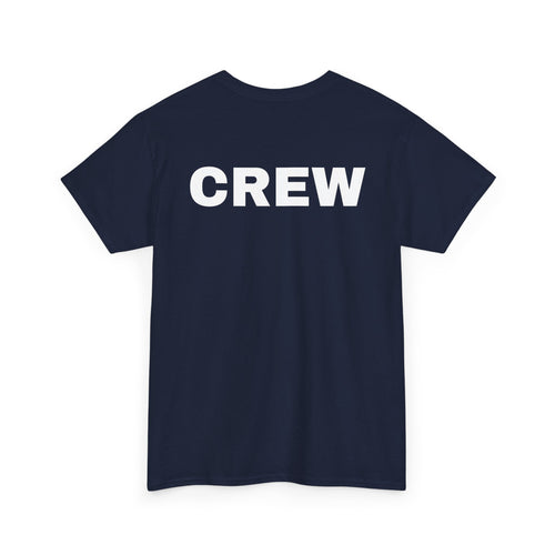 Crew T-Shirt | Professional Event & Staff Back-Print Tee 👥