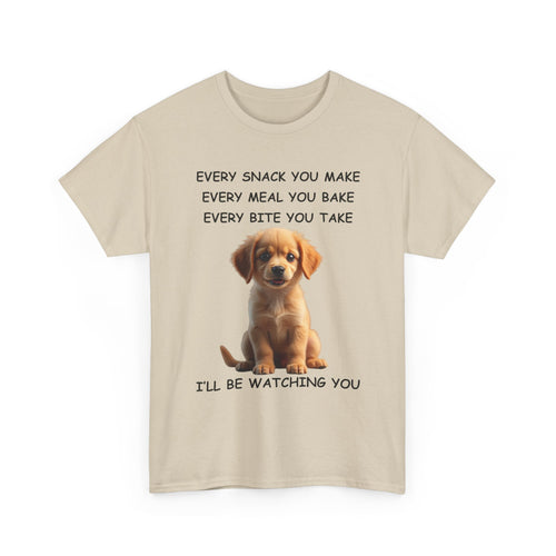 Custom Dog Photo T-Shirt | Every Snack You Make Funny Pet Tee – 🐶📸