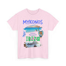 Mykonos vs Ibiza Funny Beach T-Shirt – Holiday Dilemma Design 🌴 🏖️ 🤯 ✈️ 🇬🇷