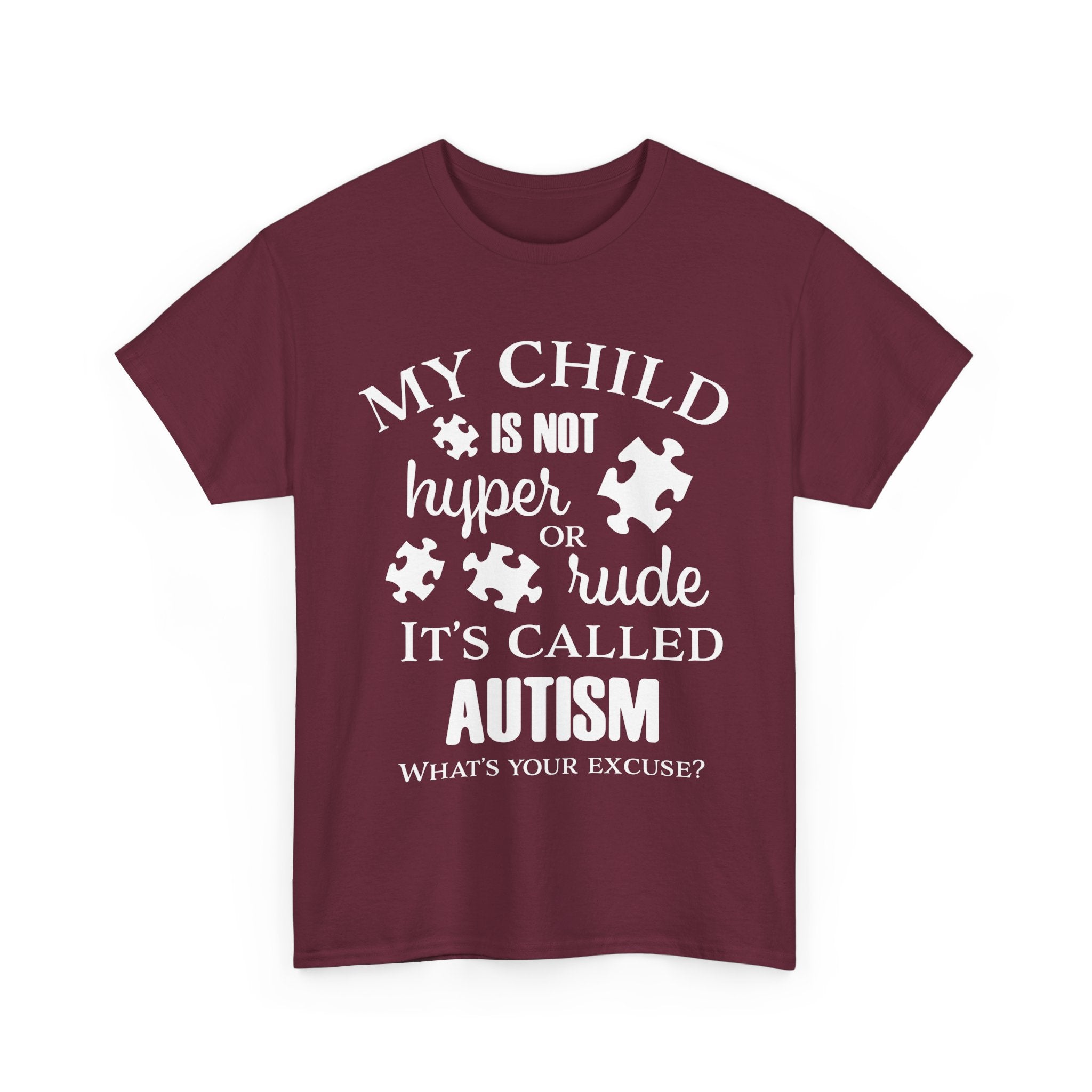 Autism Awareness T-Shirt – My Child Is Not Hyper or Rude