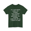 Pissing Everyone Off Is Easy, Funny T-Shirt – Sarcastic Humour Tee
