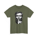 Shh Bearded Man T-Shirt – Stylish & Mysterious Design