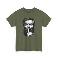 Shh Bearded Man T-Shirt – Stylish & Mysterious Design