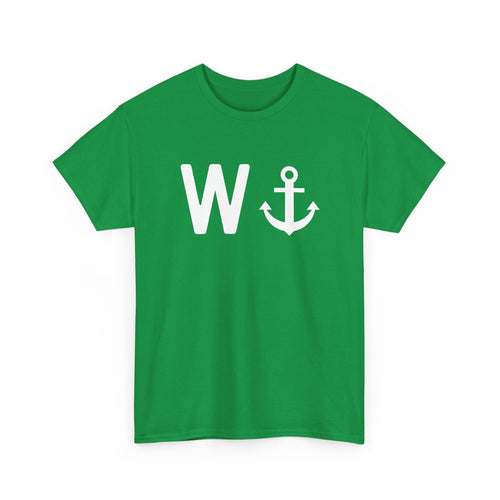 W Anchor (Wanker) T-Shirt – Witty and Cheeky Design
