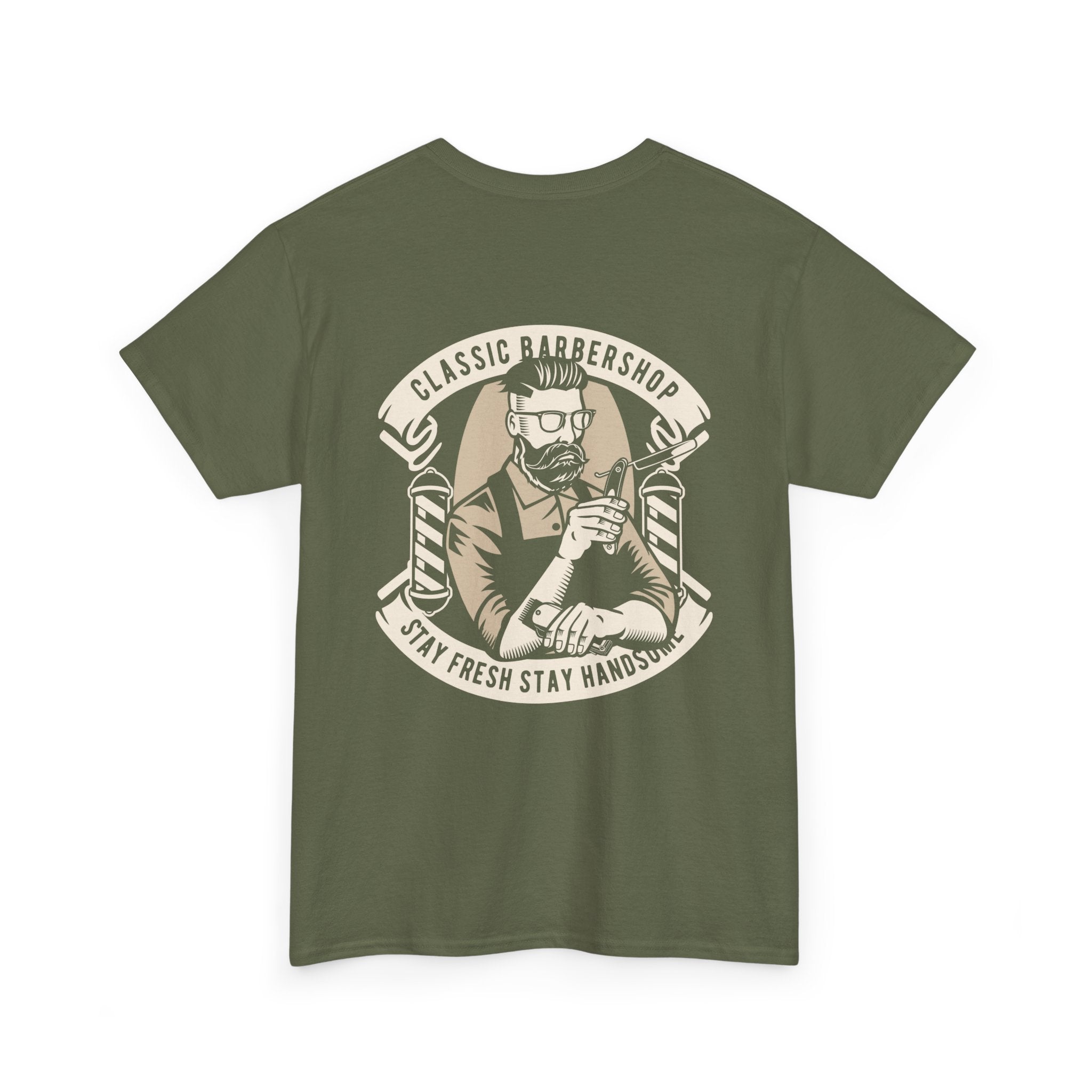 Classic Barbershop T-Shirt – Stay Fresh, Stay Handsome