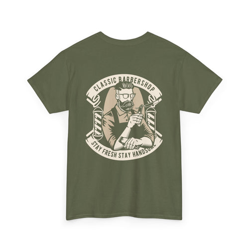 Classic Barbershop T-Shirt – Stay Fresh, Stay Handsome
