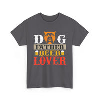 Dog Father & Beer Lover T-Shirt – Funny Pet & Beer Design