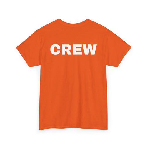 Crew T-Shirt | Professional Event & Staff Back-Print Tee 👥