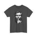Shh Bearded Man T-Shirt – Stylish & Mysterious Design