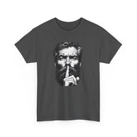 Shh Bearded Man T-Shirt – Stylish & Mysterious Design