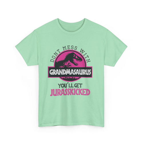 Don't Mess with Grandmasaurus T-Shirt | Funny Dinosaur Tee