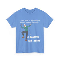 I Spent Most of My Money on Women, Booze & Gambling – Funny Retro T-Shirt for Legends