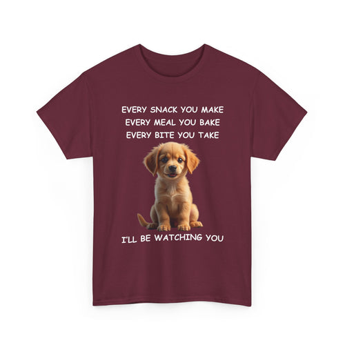Custom Dog Photo T-Shirt | Every Snack You Make Funny Pet Tee – 🐶📸