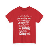 Funny Visitors T-Shirt – Happiness Coming & Going