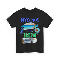 Mykonos vs Ibiza Funny Beach T-Shirt – Holiday Dilemma Design 🌴 🏖️ 🤯 ✈️ 🇬🇷
