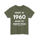Made in 1960 Aged to Perfection | Custom Birthday Year T-Shirt