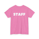 Staff Unisex T-Shirt (Back Print)