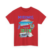Mykonos vs Ibiza Funny Beach T-Shirt – Holiday Dilemma Design 🌴 🏖️ 🤯 ✈️ 🇬🇷