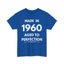 Made in 1960 Aged to Perfection | Custom Birthday Year T-Shirt