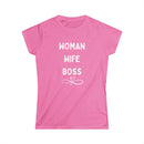 Woman Wife Boss T-Shirt – Celebrate Your Power