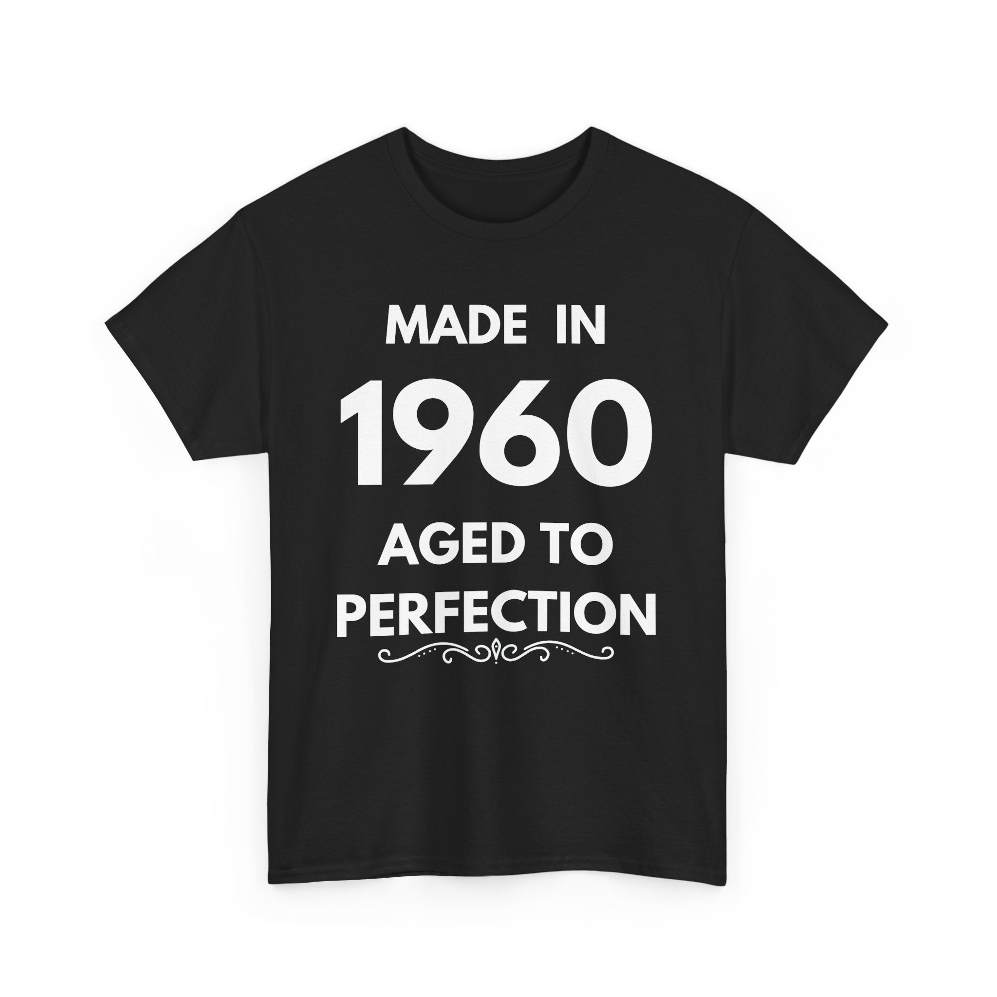Made in 1960 Aged to Perfection | Custom Birthday Year T-Shirt