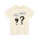 Wait What? Funny Grammar T-Shirt 🤔 | Comma & Question Mark Cartoon Tee