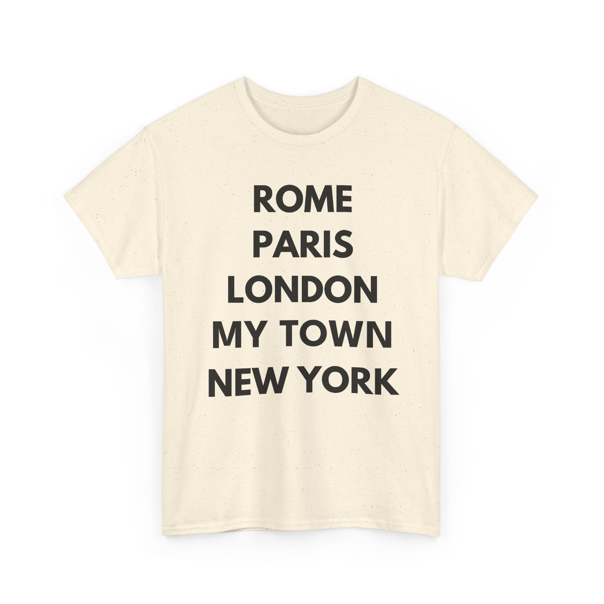 Personalised City List T-Shirt | Rome Paris London New York Custom Tee ✈️👕