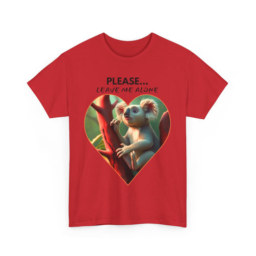 Please, Leave Me Alone Koala T-Shirt – Gentle Aussie Message