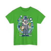Hipster Barber T-Shirt – Cool Cat with Razor & Comb