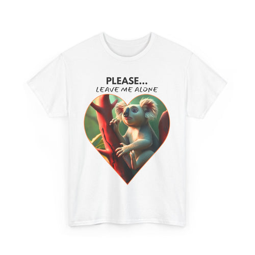 Please, Leave Me Alone Koala T-Shirt – Gentle Aussie Message