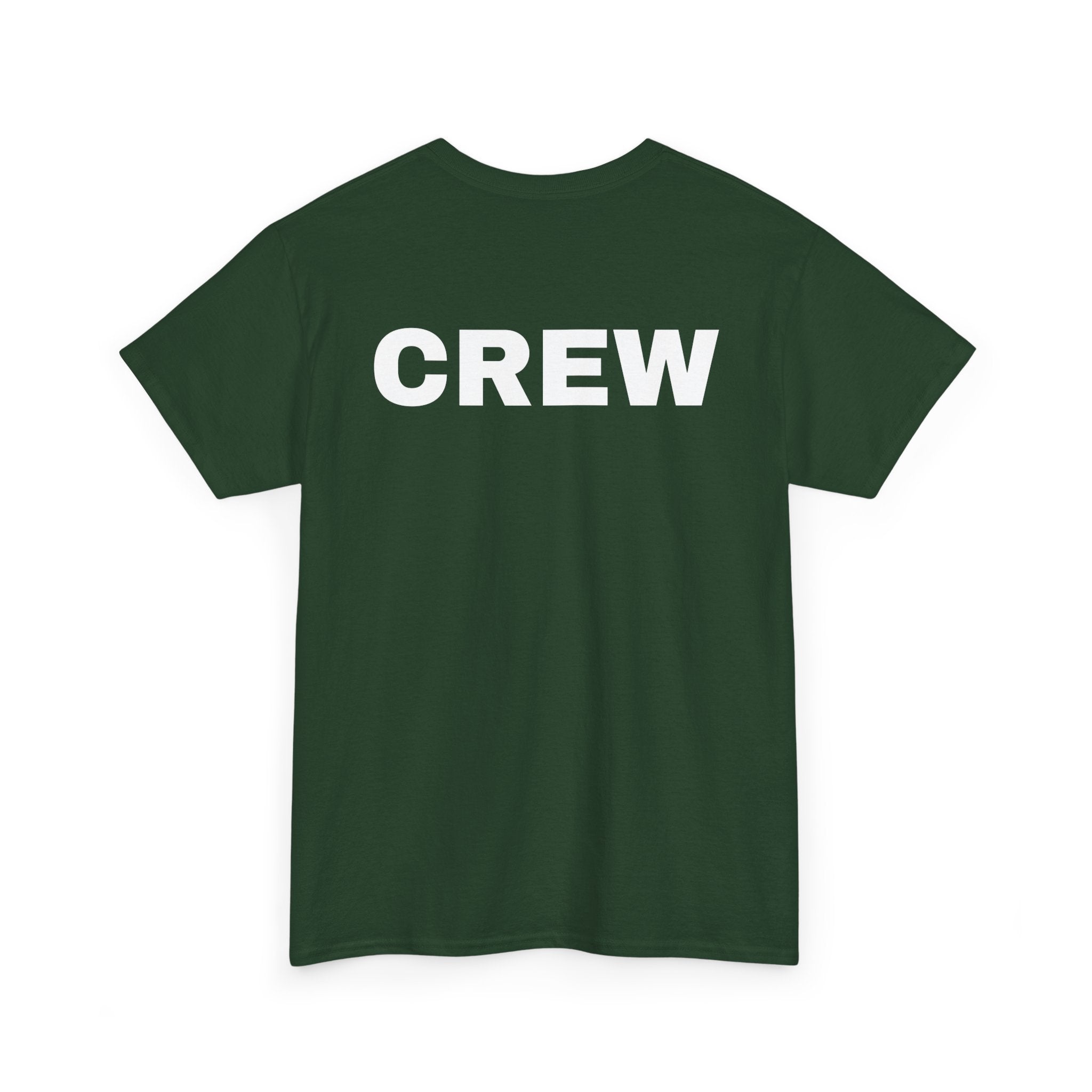 Crew T-Shirt | Professional Event & Staff Back-Print Tee 👥