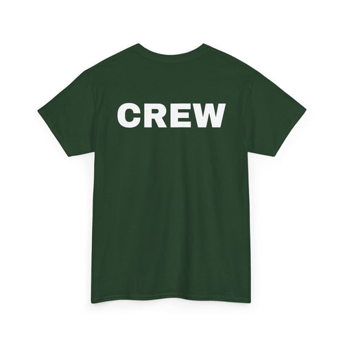 Crew T-Shirt | Professional Event & Staff Back-Print Tee 👥