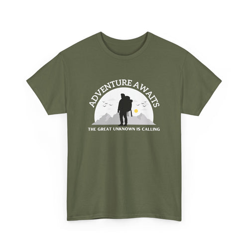 Adventure Awaits Hiking T-Shirt | Explore the Outdoors in Style