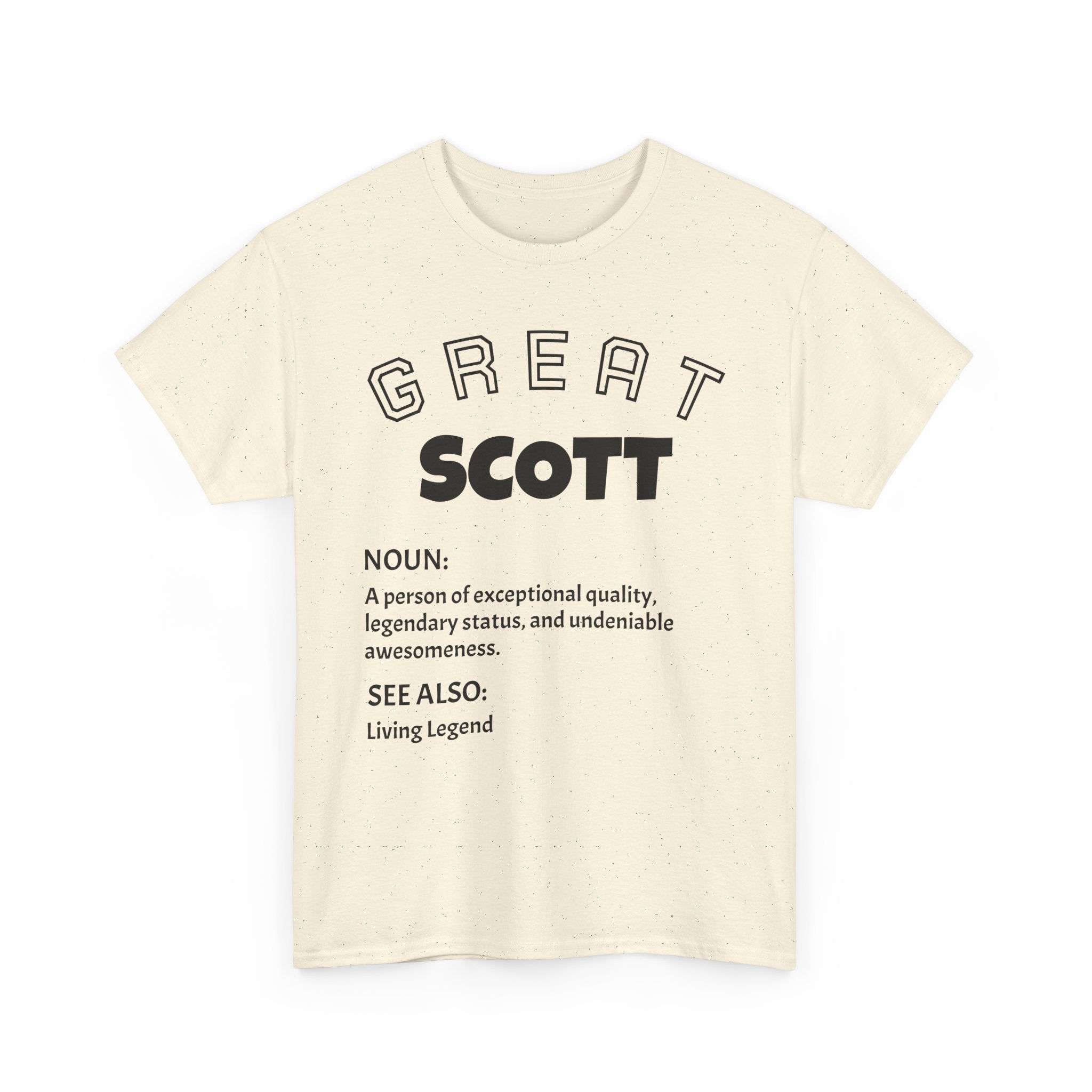 Custom Name Definition T-Shirt | Personalised Living Legend Tee 👤✨