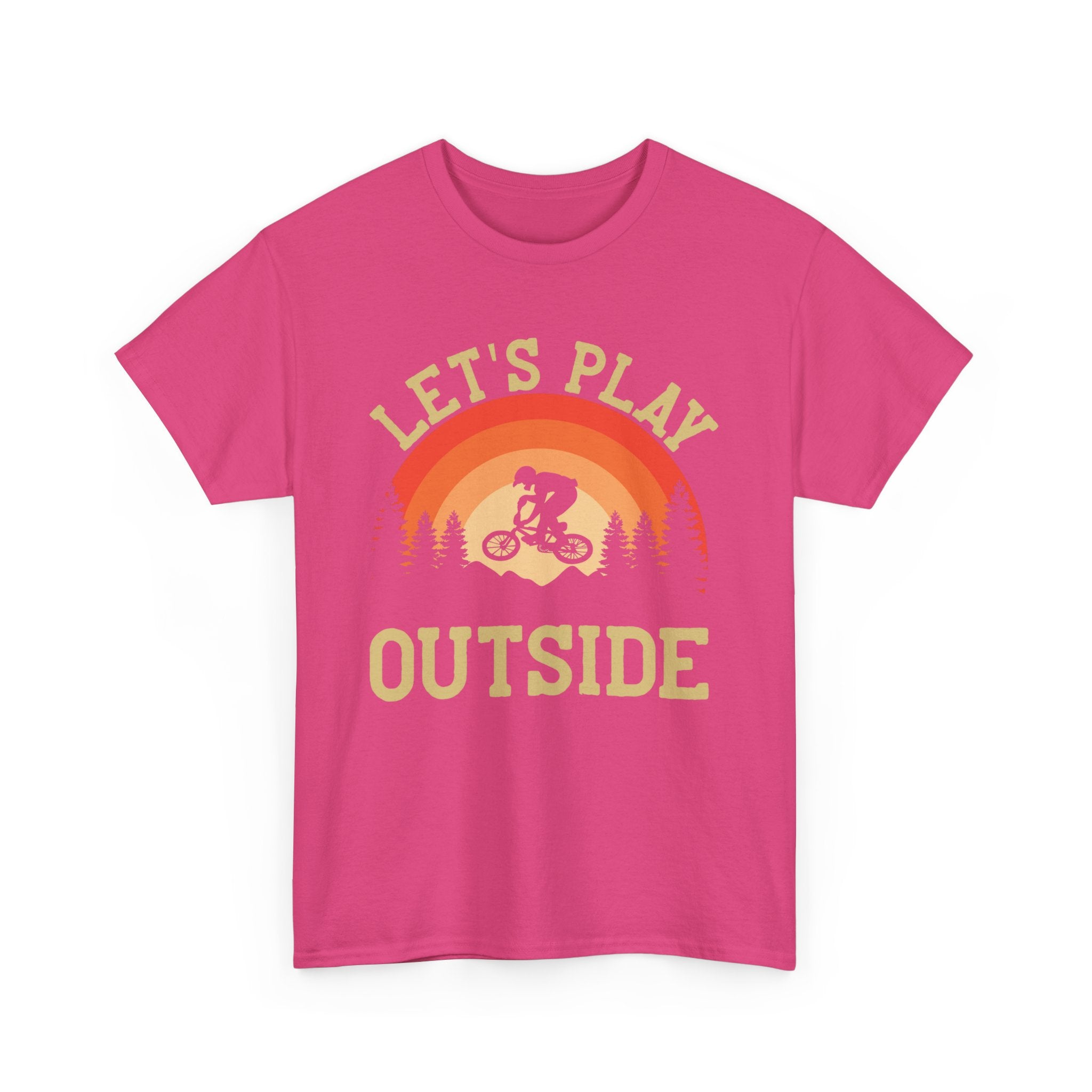 Let's Play Outside T-Shirt – BMX Stunt Rider Edition