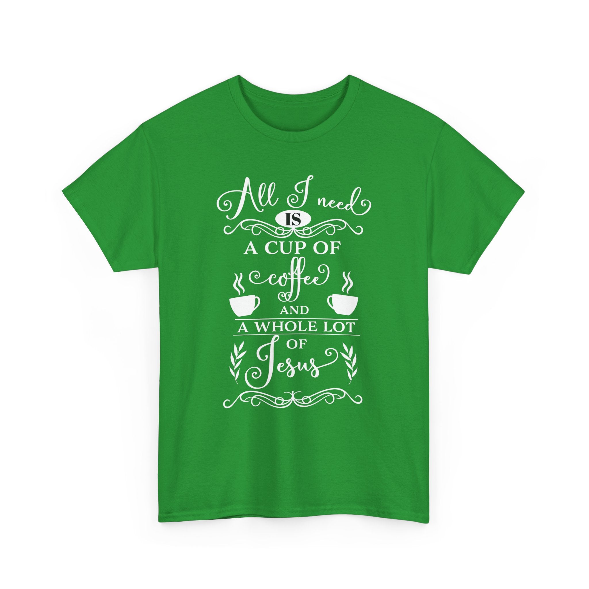 Coffee & Jesus T-Shirt – Faith & Caffeine Lover Tee