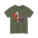 Kangaroo & Meat Pie Meets Llama & Ceviche Tee 🌎 Peru & Australia Fusion T-Shirt