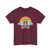 Rainbow Peace VW Kombi T-Shirt – Celebrate Love and Unity