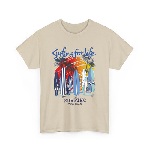 Surfing For Life T-Shirt – Ride the Waves Forever