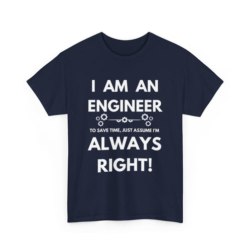 I Am an Engineer T-Shirt – Funny and Confident Design