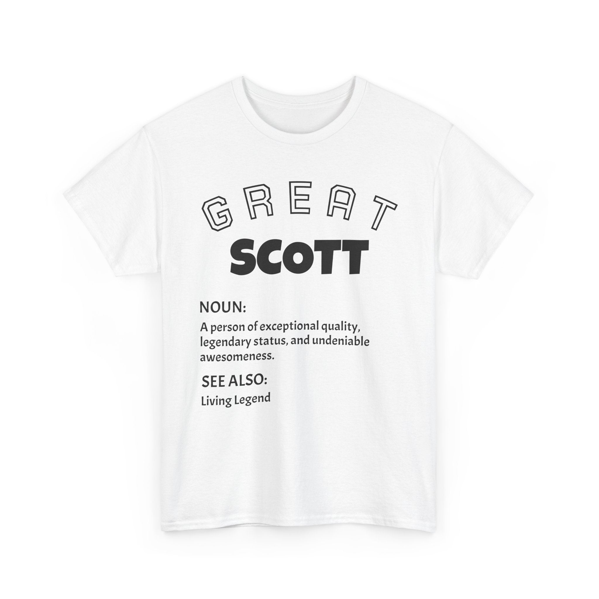 Custom Name Definition T-Shirt | Personalised Living Legend Tee 👤✨
