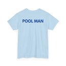 Pool Man T-Shirt | Pro Pool Service & Maintenance Back-Print Tee 🏊‍♂️