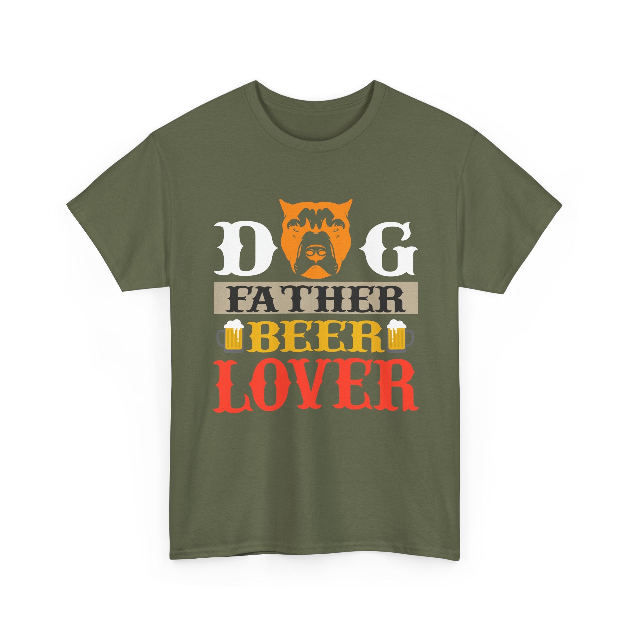 Dog Father & Beer Lover T-Shirt – Funny Pet & Beer Design