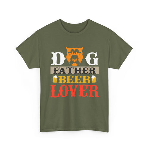 Dog Father & Beer Lover T-Shirt – Funny Pet & Beer Design