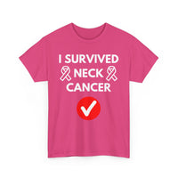 I Survived Neck Cancer T-Shirt – Strength & Resilience Tee