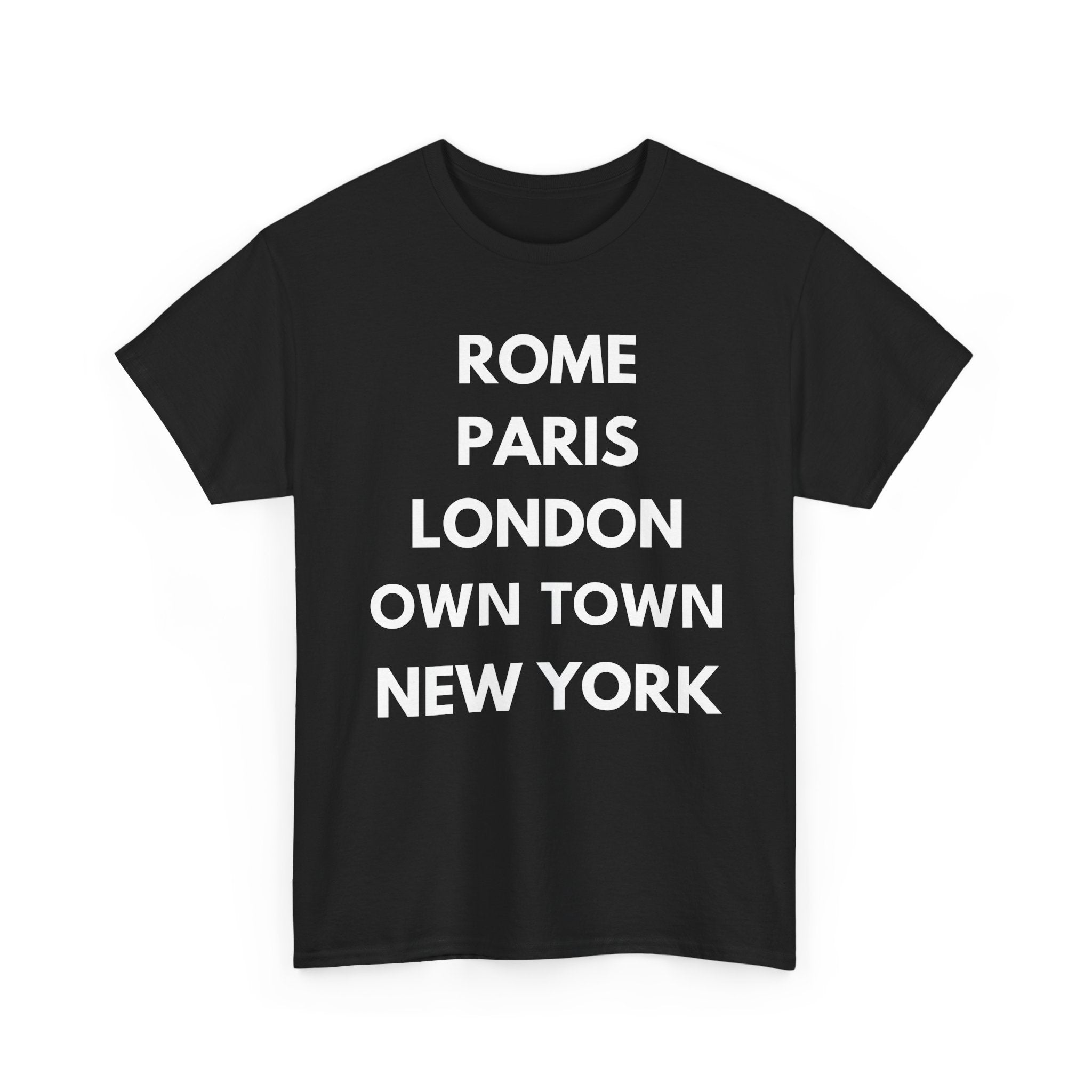 Personalised City List T-Shirt | Rome Paris London New York Custom Tee ✈️👕