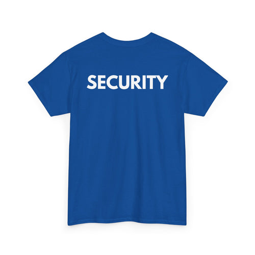 Security T-Shirt | Professional High-Visibility Back Print Tee 🛡️
