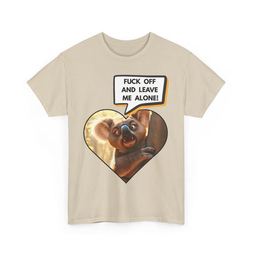 Angry Koala Fuck Off and Leave Me Alone T-Shirt